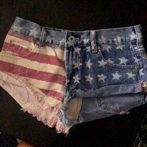 American flag shorts